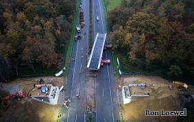 Dipl.-Ing. Michael Girmscheid und Dipl.-Ing. Thorsten Balder und ihre Schnellbaubrücke