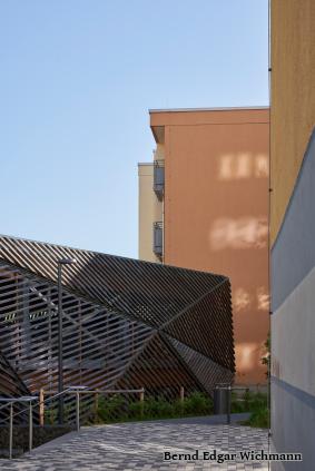 Ingenieurkammer-Bau NRW, KDOI, das Parkhaus aus Holz, Marco Kolloczek